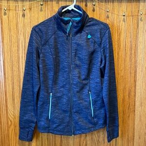 Tangerine Athletic Warm Up Zip Front Jacket